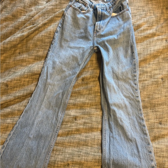 Abercrombie & Fitch Light Blue Women Jeans - Picture 1 of 3